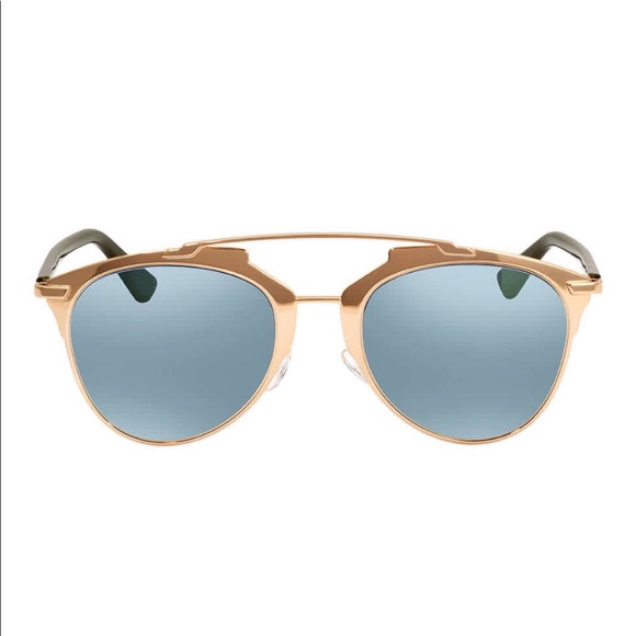 DIOR Reflective Azure Mirrored Aviator Sunglasses - Picture 2 of 3